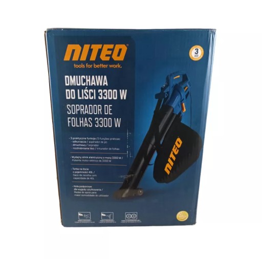 DMUCHAWA DO LIŚCI 3300W NITEO TOOLS