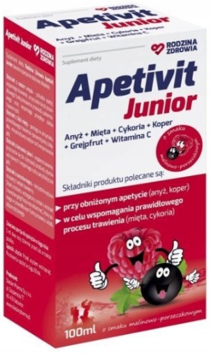 APETIVIT JUNIOR apetyt u dzieci 100 ml