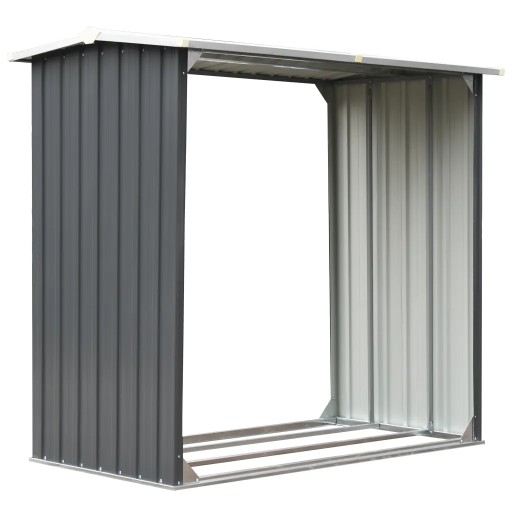 Wiata na drewno, stal galwanizowana, 172 x 91 x 15