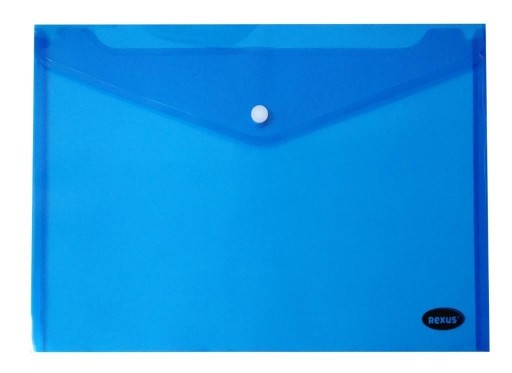 TECZKA KOPERTOWA NA ZATRZASK 235X335MM NIEBIESKA