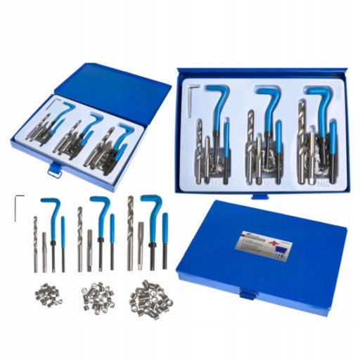 ZESTAW NAPRAWY GWINTÓW M6 M8 M10 HELICOIL