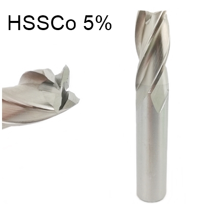 FREZ PALCOWY NFPa fi 5mm HSSCo 5% KOBALT DIN844