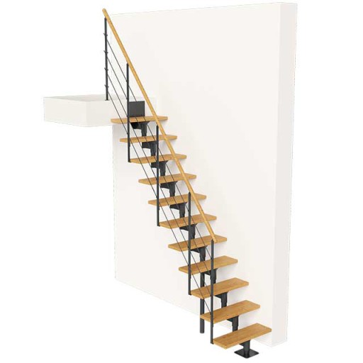 SCHODY SYSTEMOWE DOLLE BOSTON 11 STOPNI ANTRACYT