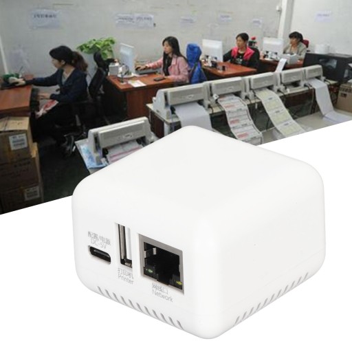 USB 2.0 PORT FAST MINI PRINT SERVER 100-240 V