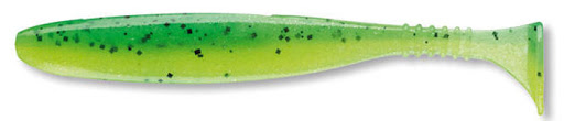 Daiwa Tournament D'Fin 5'' 12,5cm UV Chartreuse. Tiger
