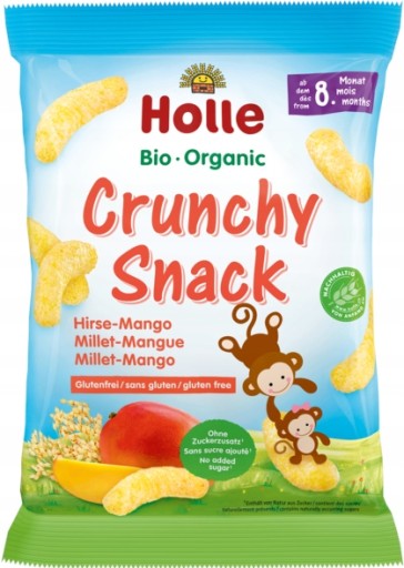 HOLLE Chrupki Jaglane z Mango 25g 8m+