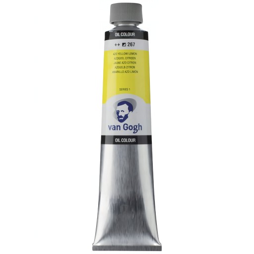 Farba olejna Talens Van Gogh 200ml żółta cytryna Farby olejne profesjonalne