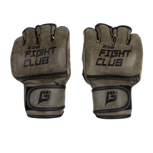 Rękawice grapplingowe KSW Fight Club brązowe RĘKAWICE_FCL S