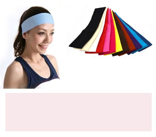 Opaska BAWEŁNA 95 % + LYCRA 5 % 5cm RÓŻ PASTEL