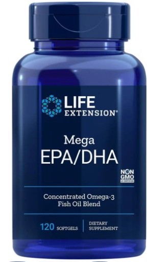 Super Omega 3 Life Extension EPA/DHA 120 c.