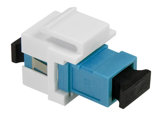 Łącznik optyczny FIBER-OPTIC SC SIMPLEX SingleMode typ KEYSTONE