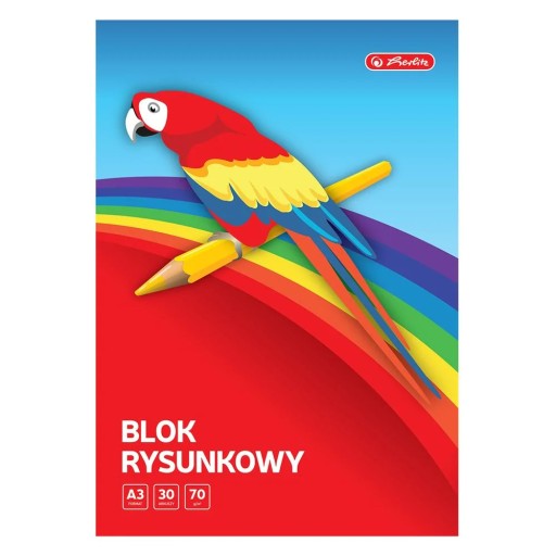 Blok rysunkowy A3 30k. biały 70g/m2 HERLITZ