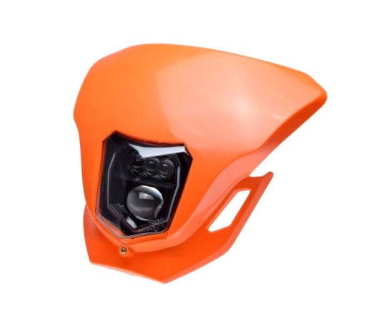OWIEWKA PRZÓD PRZEDNIA LAMPA REFLEKTOR LED CROSS ENDURO NAKED KTM