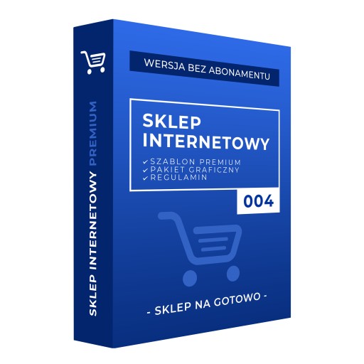 SKLEP INTERNETOWY 004 na gotowo + SERWER REGULAMIN
