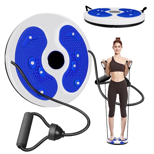 WIELOFUNKCYJNY GRAMOFON 3D Z MAGNESEM DO MASAŻU I FITNESSU TRENING TALII