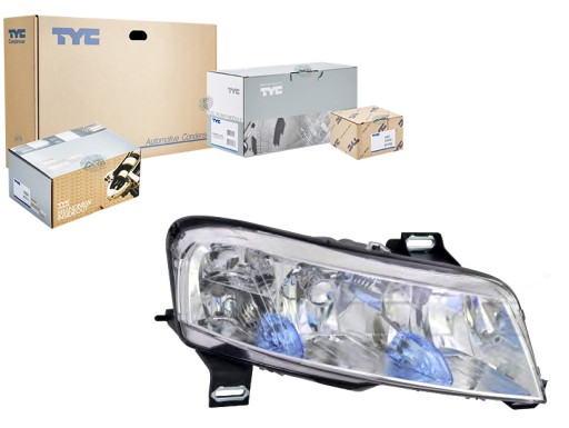 TYC REFLEKTOR LAMPA PRZEDNIA TYC, 20-0067-25-2