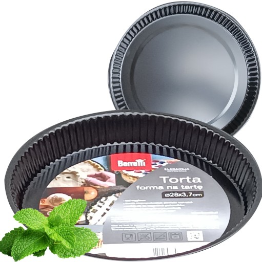 FORMA na TARTĘ blacha do ciast okrągła ø28x3,7cm NON-STICK CLASSIC BERRETTI