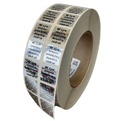 PLOMBA HOLOGRAM SECURITY VOID 20*20 mm - 250 szt.