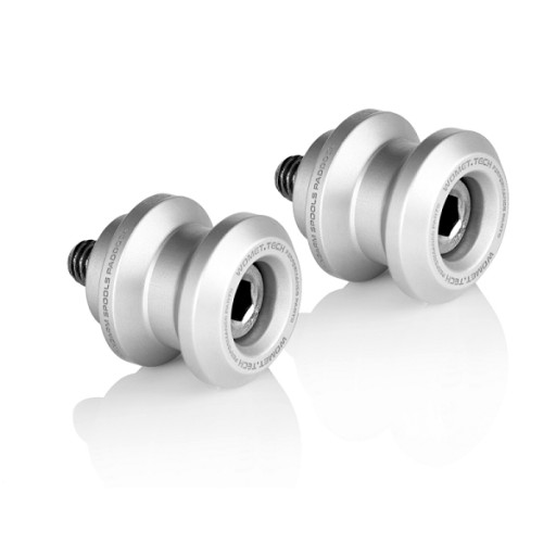 Womet-Tech rolki wahacza slidery M8 SREBRNE HONDA