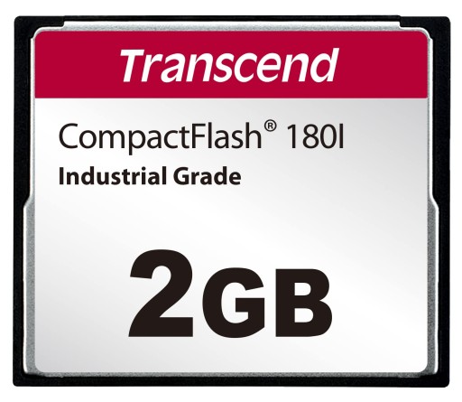 TRANSCEND 2 GB CF Compact Flash CF180I przemysłowa SLC mode WD-15 Wide Temp