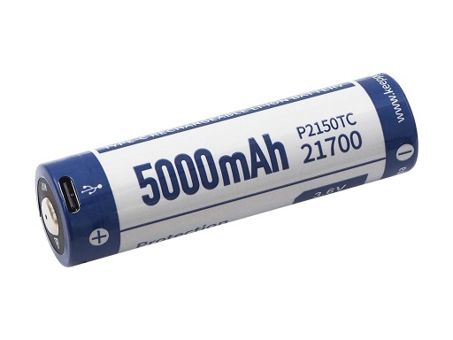 Akumulator Keeppower 21700 5000mAh 3,6V-3,7V z USB