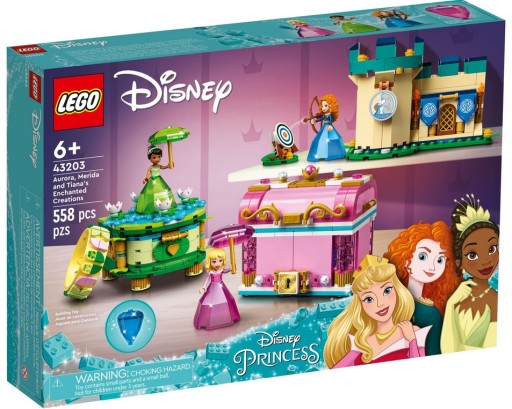 LEGO 43203 Zaklęte twory Aurory, Meridy i Tiany