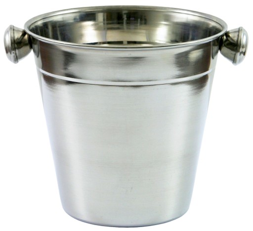 Wiaderko do lodu, pojemnik na lód, 14cm, stal 1,4L