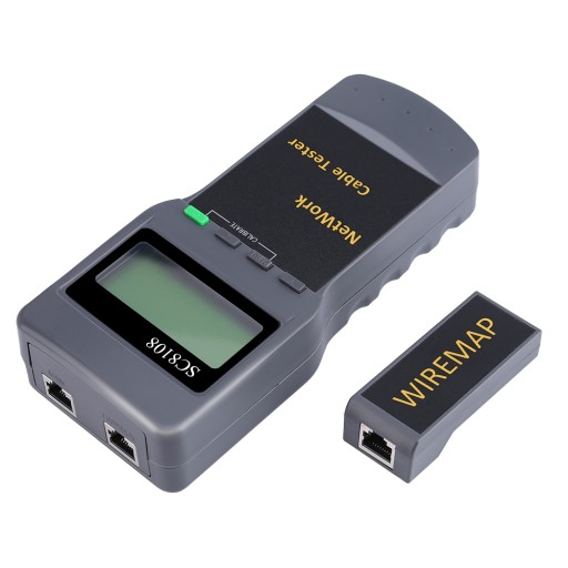 Tester kabli sieciowych CAT5 RJ45 SC8108,Pozostałe