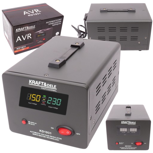 STABILIZATOR NAPIĘCIA PRĄDU AVR 1000VA DO AGREGATU