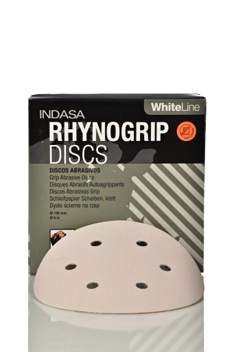 INDASA Papier krążki na rzep P40 150mm 6H - 50szt.
