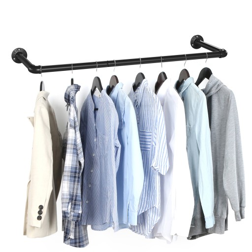 Wieszak ścienny metal na ubrania drążek LOFT 92 cm