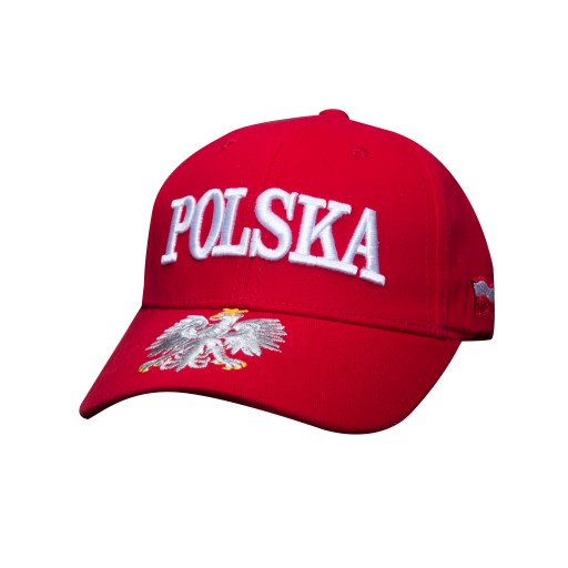 Czapka DZIECIĘCA kibica POLSKA bejsbolówka HAFT