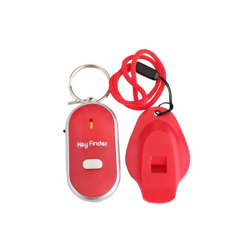 LED Whistle Key Finder Flashing Beeping Sound Control Alarm Anti-Lost Key