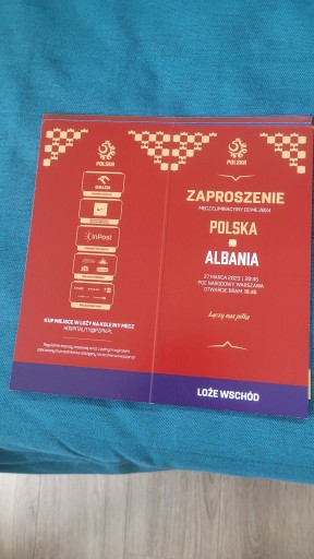 Polska - Albania zaproszenie wschód