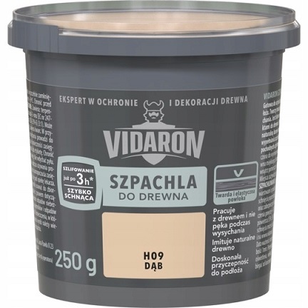 SZPACHLA DO DREWNA VIDARON H09 DĄB 250g