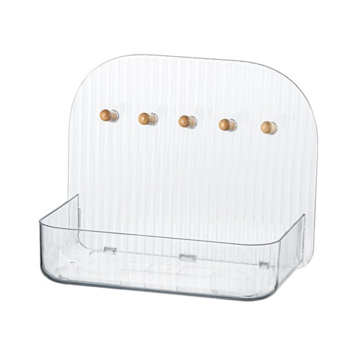 Organizer na przybory do makijażu z 5 haczykami Balsam Perfumy Szminka Vanity White