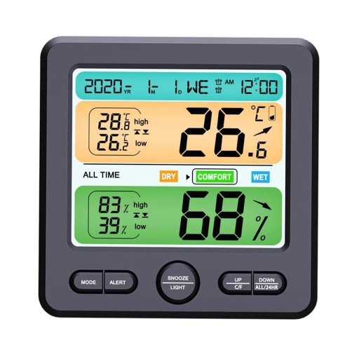 Termometr Higrometr Temperatura w domu Miernik