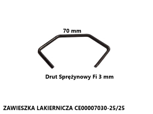 Zawieszki Lakiernicze S CE00007030-25/25 100 szt.