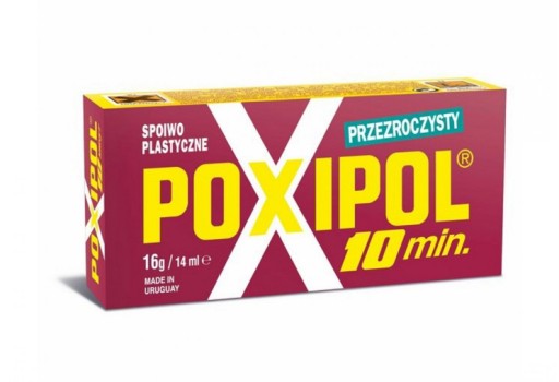 POXIPOL PRZEZROCZYSTY 16G/14ML KLEJ SPOIWO