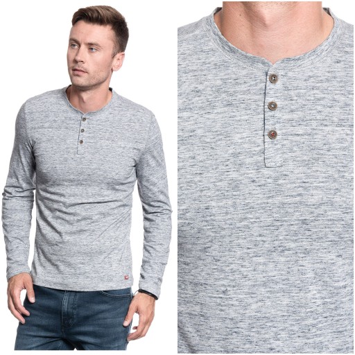MUSTANG Adrian MĘSKI LONGSLEEVE KOSZULKA REGULAR M