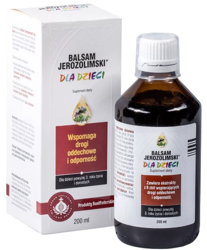 Balsam Jerozolimski syrop na kaszel dla dzieci