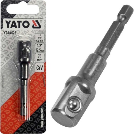 PRZEJŚCIÓWKA ADAPTER HEX DO NASADEK 1/2 7cm