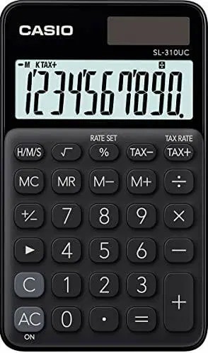 Casio SL-310UC-BK Kalkulator Kieszonkowy - Czarny,