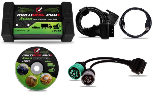 AGRO INTERFEJS DIAGNOSTYCZNY OBD2 TESTER MASZYN BUDOWLANYCH ROLICZYCH TIR