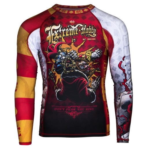 Koszulka TRENINGOWA Męska KILLER CARDS 2 RED 2XL EXTREME HOBBY