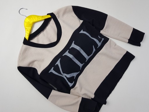 ok. 42 Sweter ciążowy z napisem