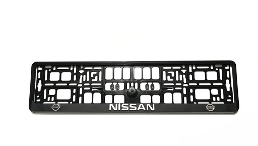 RAMKA TABLICY REJESTRACYJNEJ NAPIS NISSAN CHROM