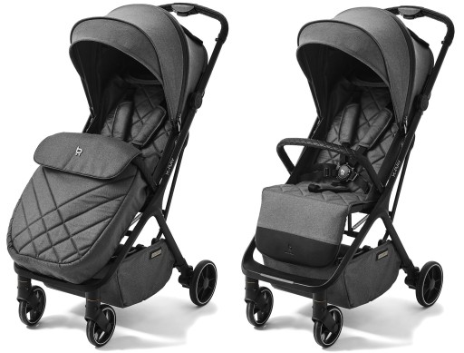 Kompaktowy Wózek spac.Future Design X-Ray Stell Graphite spacerówka + torba