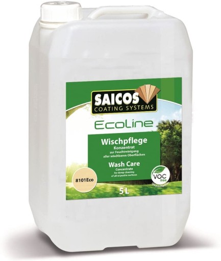 SAICOS Płyn do mycia podłóg ECOLINE WASH CARE - 8101 - 5L