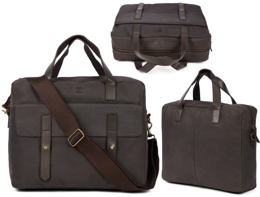 TIMBERLAND MĘSKA TORBA AKTÓWKA SKÓRZANA NA LAPTOPA